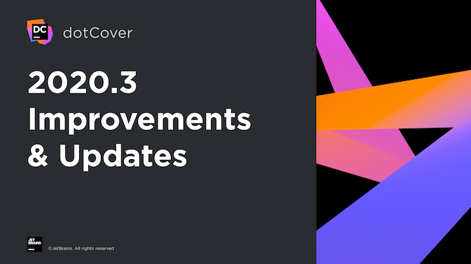 dotCover 2020.3更新和改进