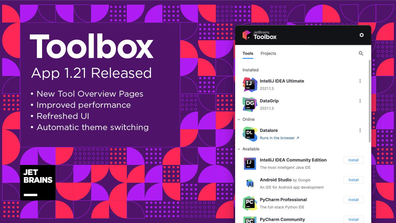Jetbrains toolbox. Jetbrains Toolbox для дома.